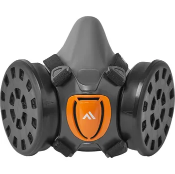 Pracovní přilba PORTWEST Polomaska P422 TPR Half Mask Kit POR-P422GRRM/L Šedá M/L