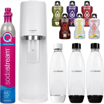 Výrobník sody Výrobník sody SodaStream Terra bílý 3 lahve + CO2 válec