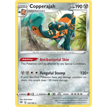 Sběratelská karetní hra Pokémon TCG Copperajah 132/189 - Holo