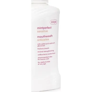 Ústní voda ziaja Mintperfect ústní voda sensitive proti zubnímu kazu 500ml
