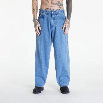 Pánské kalhoty Kalhoty OBEY Bigwig Baggy Denim Light Indigo W32