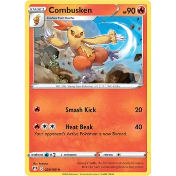 Sběratelská karetní hra Pokémon TCG Combusken 023/189 - Reverse Holo