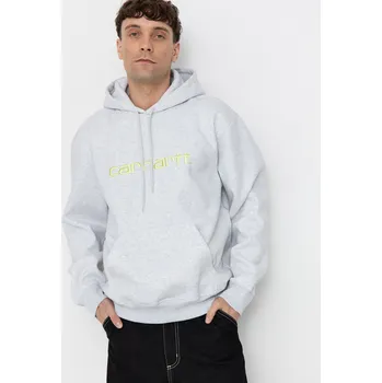 Pánská mikina Carhartt WIP Carhartt HD (ash heather/air green) XL, šedá