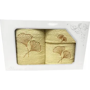 Ručník Sada ručníků S VÝŠIVKOU, sada 3 kusů silných 70x140/50x100/30x50