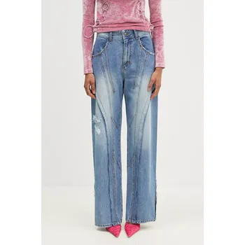 Dámské džíny Džíny Andersson Bell Panel Carpenter Wide-Leg Jeans, 28, modrá, 55X