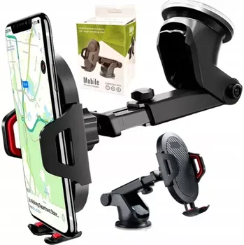 Držák do auta Držák na čelní sklo RO48D (Polohovatelný držák telefonu do auta na čelní sklo nebo palubní desku)