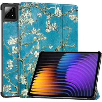 Pouzdro na tablet VSECHNONAMOBIL 103582 ART Zaklápěcí pouzdro pro Xiaomi Pad 7 / Pad 7 Pro APRICOT BLOSSOM