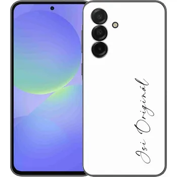 Pouzdro na mobilní telefon Gelový kryt mmCase na Samsung Galaxy A36 5G - jsi originál bílé pozadí