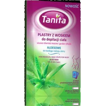 Masážní přístroj Tanita Aloe depilační proužky 1 bal 12 ks.