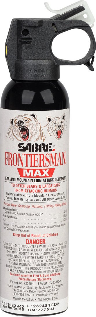 SABRE Obranný sprej proti medvědům FRONTIERSMAN