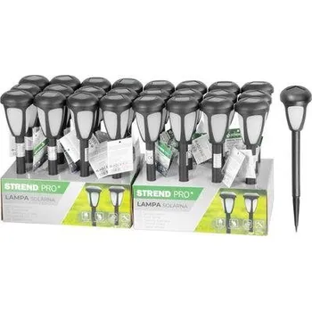 Čtecí lampička 24 ks Lampa Strend Pro Garden, solárna, 1x LED, 7x7x37 cm, Sellbox 24 ks