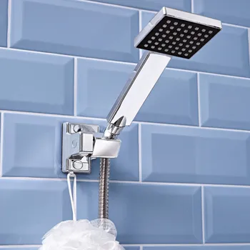 Sprchový držák 3Pagen Držák na sprchovou hlavici stříbrná 9 x 7 x 5,7 cm