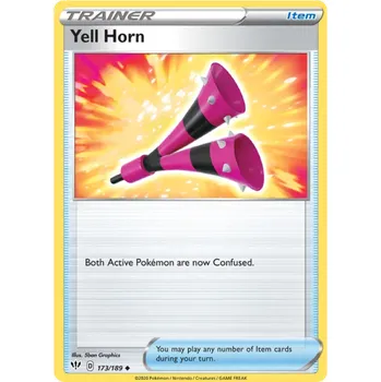 Sběratelská karetní hra Pokémon TCG Yell Horn 173/189