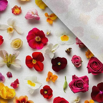 Teplákovina Takoy 150 cm miluji květiny