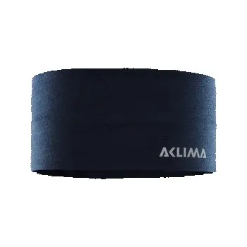 Čepice Aclima LightWool Headband Navy Blazer modrá L