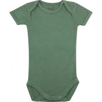 Kojenecký body TIMBOO Body s krátkým rukávem Aspen Green Velikost (od výrobce): 62/68