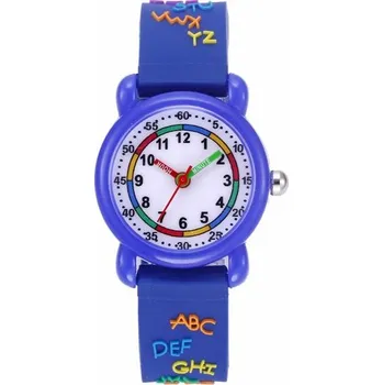 Hodinky Dětské hodinky JNEW ABC modré 20094-2