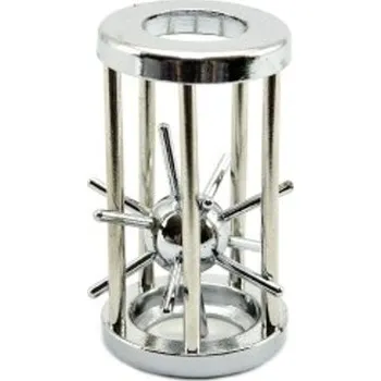 Hlavolam Kovový Ježek v kleci 4,5 x 7,5 cm