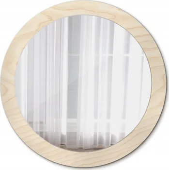 Zrcadlo Nástěnné Zrcadlo Rám Glamour Dřevo světlé 80cm