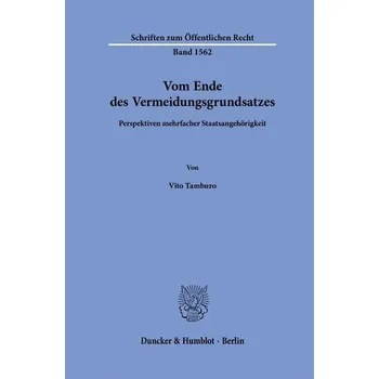 Vom Ende des Vermeidungsgrundsatzes - Tamburo, Vito