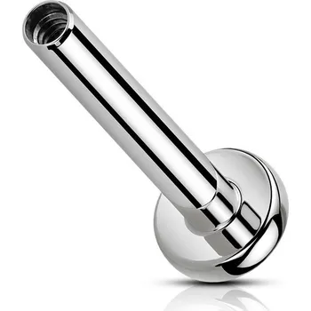 Piercing Šperky4U Náhradní labreta TITAN, vnitřní závit 1,6 mm - TIT1064-1610