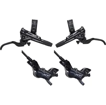 Brzda na kolo Shimano XT BL-M8100/BR-M8120 kotoučové brzdy přední 950mm + zadní 1700mm - bez chladiče - polymer