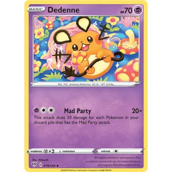 Sběratelská karetní hra Pokémon TCG Dedenne 078/189 - Reverse Holo