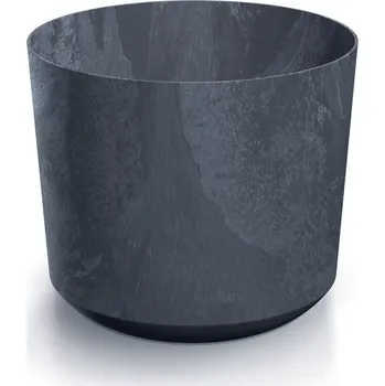 Květináč Květináč TUBOS BETON EFFECT antracitový matný, varianta 14,8 cm