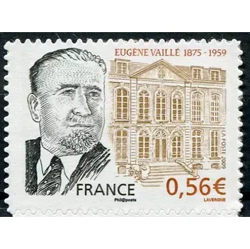 Poštovní známka Post France (2009) MiNr. 4754 ** - Francie - 50. výročí úmrtí Eugene Vaillého - zakladatel francouzského Poštovního muzea (samolepící známka)