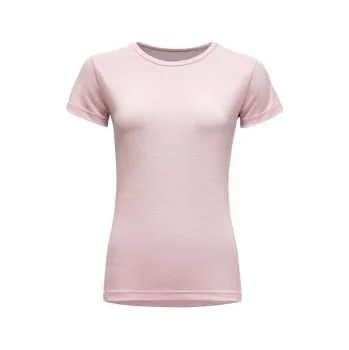 Dámské tričko Devold Breeze T-Shirt Women (180-216) 150A CHALK PINK růžová XL