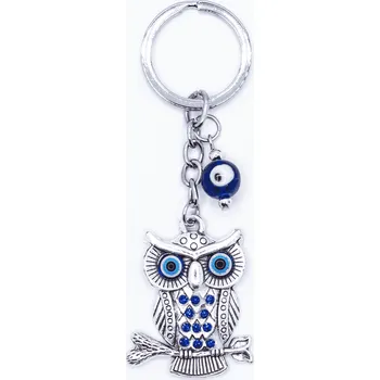 Milujeme Kameny Alláhovo oko (Evil Eye) - sova - přívěsek na klíče 423274