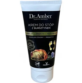 Kosmetika na nohy Krém na nohy Dr. Amber s jantarem