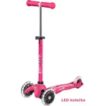 Micro - Mini Deluxe LED Pink - Dětská koloběžka