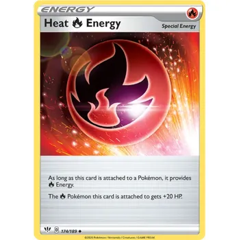 Sběratelská karetní hra Pokémon TCG Heat Energy 174/189