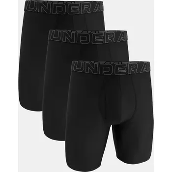Boxerky Pánské spodní prádlo - boxerky Under Armour M UA Perf Tech Mesh 9in-BLK - černé (3 kusy) Velikost: L