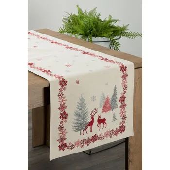 ubrus VÁNOČNÍ UBRUS NOEL 45X140 CM VZOROVANÝ