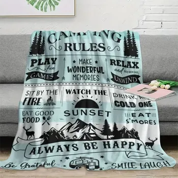 Příslušenství ke karavanu Deka s motivem Kamper 130x150cm