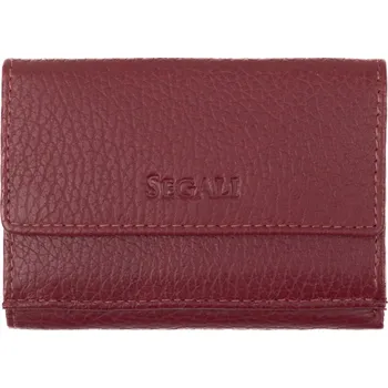 SEGALI Dámská kožená peněženka 1756 B bordo + 2 měsíce na vrácení zboží