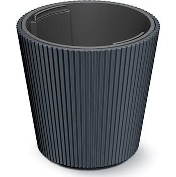 Květináč Květináč MILLA VI antracitový, varianta 23,8 cm