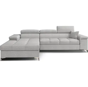 Sedací souprava Rohová rozkládací sedací souprava RICARDO 281 cm Sawana 21 šedá levá