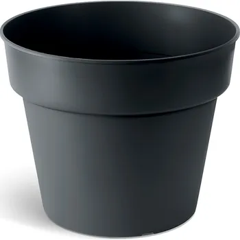 Plastový květináč PLANTIS černý matný, varianta 12,4 cm
