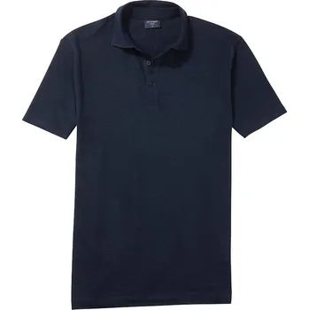 Olymp pánské lněné triko s límečkem 542952 18 Modrá XXL