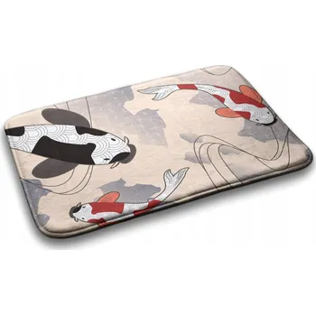 Koupelnová předložka Koupelnová předložka Kobereček Měkký Rybičky Koi