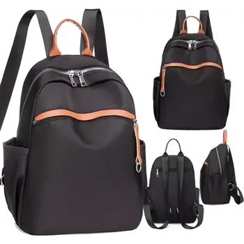 Městský batoh Černý dámský batoh T113 (Elegantní dámský batoh pro volný čas)