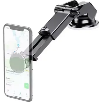 Držák do auta Držák telefonu do auta RO1724 (Magnetický nastavitelný držák do auta na palubní desku, čelní sklo)