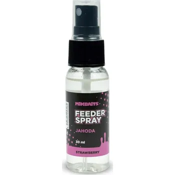 Návnadové aroma Mikbaits - Feeder spray 30ml - Jahoda