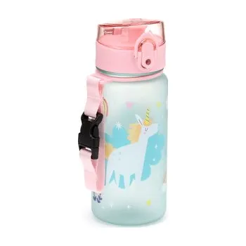Láhev Nerozbitná dětská láhev s víčkem 350ml - Kouzelný jednorožec