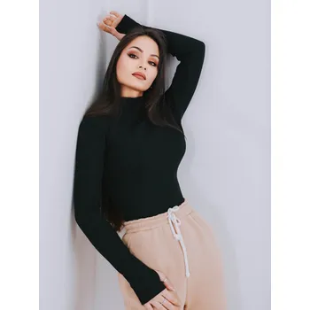 Dámské tričko Dámský rolák KIKA VSB černý, VELIKOST 2XL/3XL