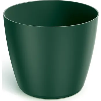 Plastový květináč REGULAS tmavě zelený, varianta 15,8 cm
