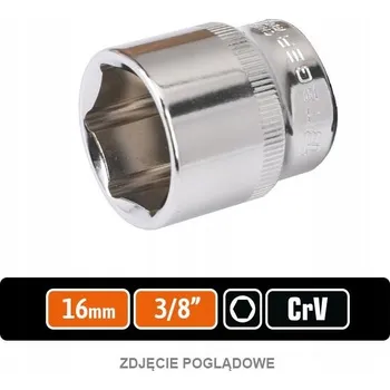 Klíč Nástrčkový klíč 3/8" šestihranný 16 mm / TEGER